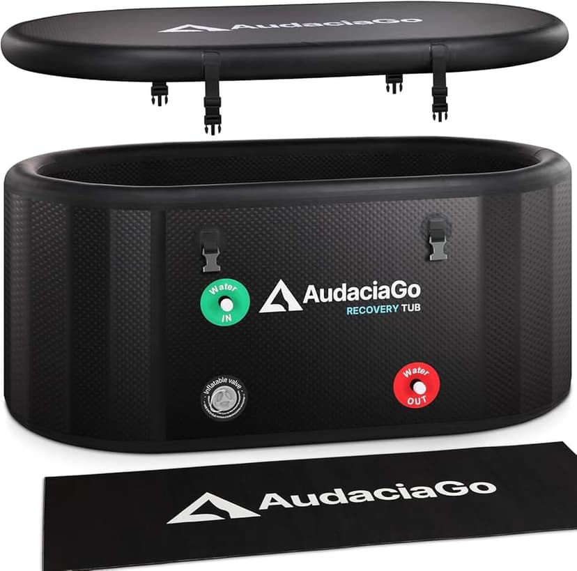 XXL 216-Gallon Inflatable Cold Plunge Tub with Insulated Lid